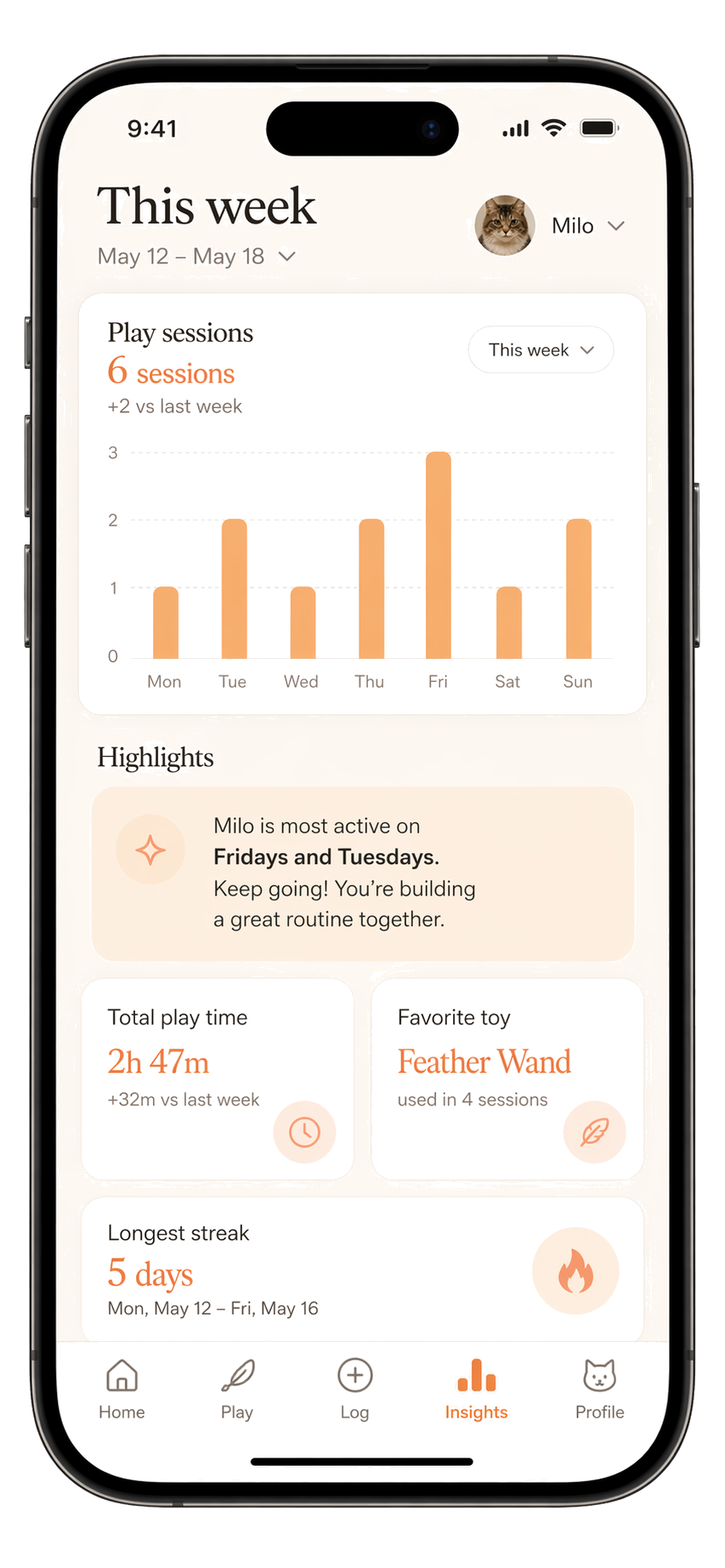 Understand, reflect, grow together. screen in the CatPlay app
